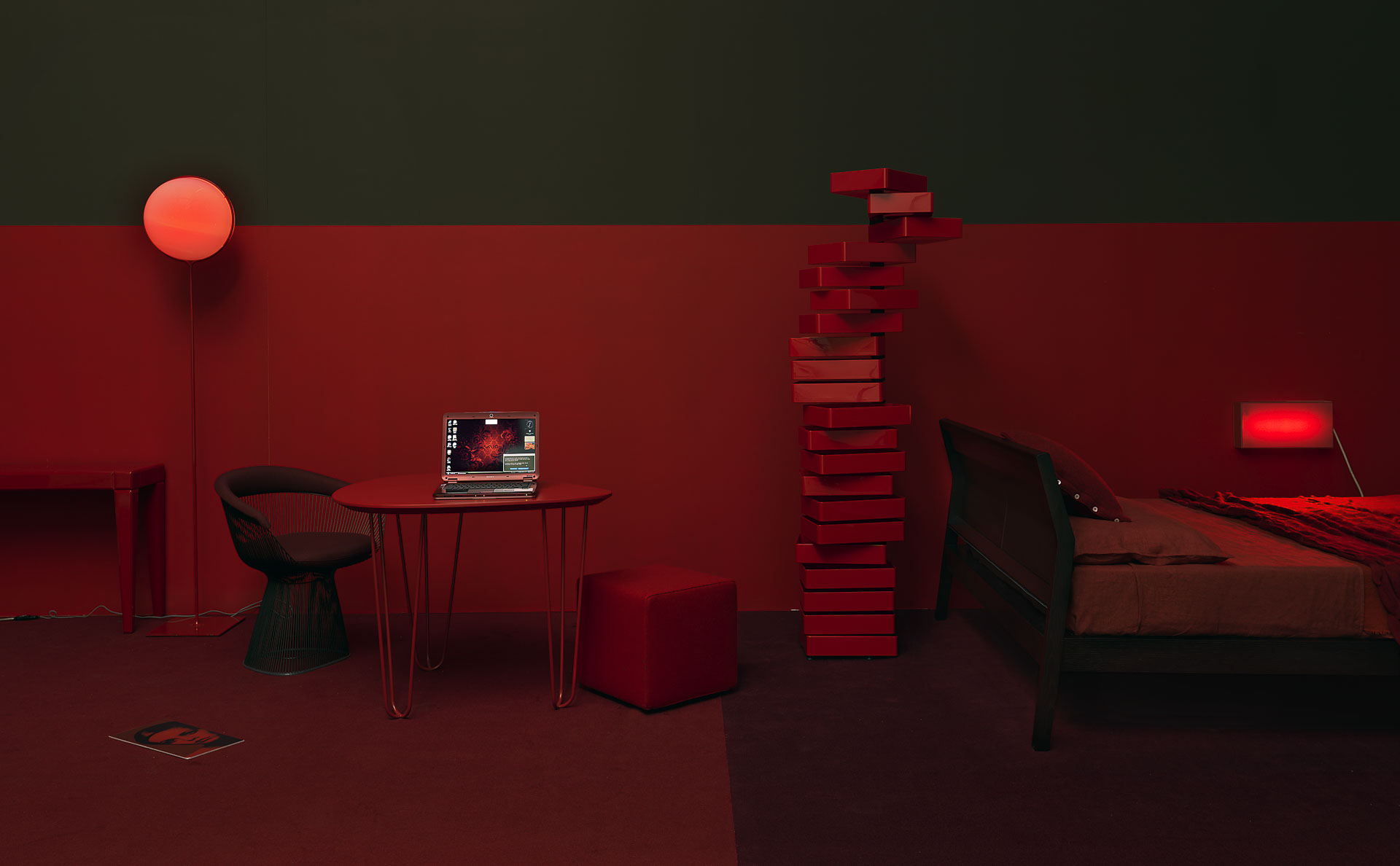 ELLE DECOR 3 ROSSO